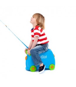 Trunki komplet kofer i Saddle Bag torbica plava