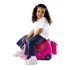 Trunki komplet kofer i Saddle Bag torbica ružičasta